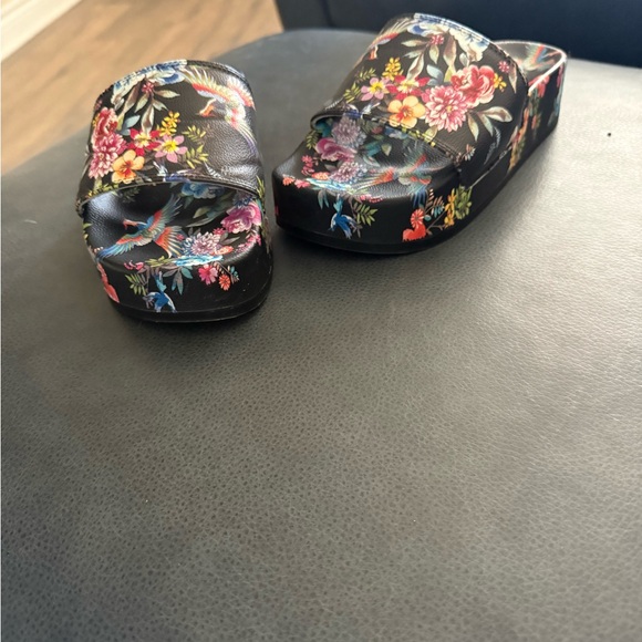 Johnny Was floral platform slide - Picture 3 of 3